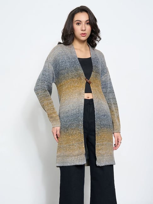 Rangmanch By Pantaloons Irish Cream Regular Fit Cardigan