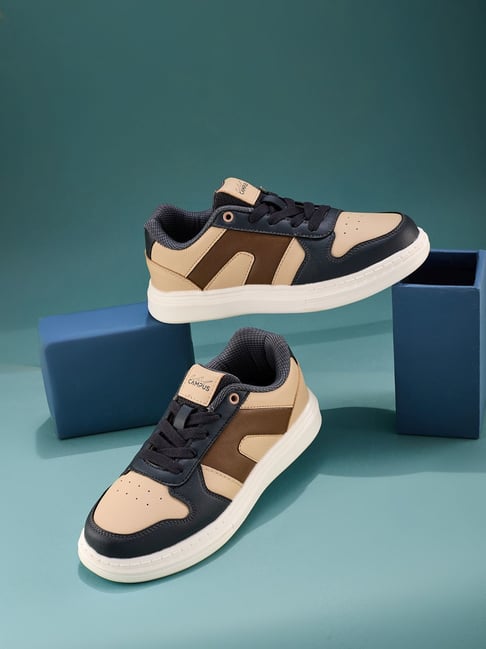 Campus Kids EAGER Beige Casual Sneakers