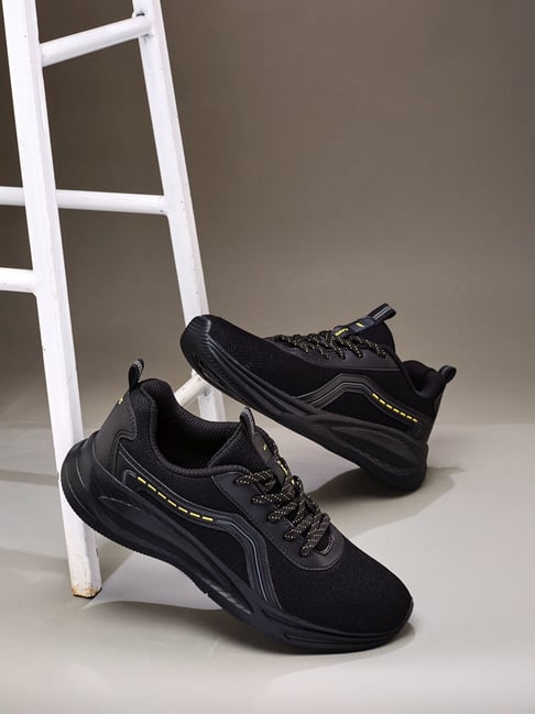 Campus Men's TACT Black Running Shoes-picture-29