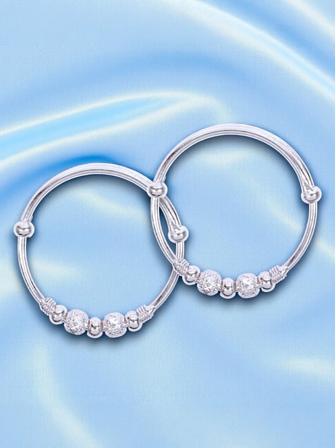 Taraash 925 Silver Multibeads Classic Bangle