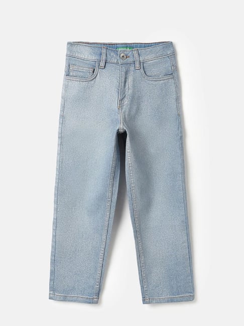 United Colors of Benetton Girls Blue Jeans