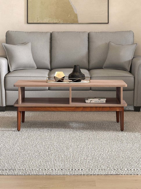 Durian Light Solid Wood Rectangle Coffee Table