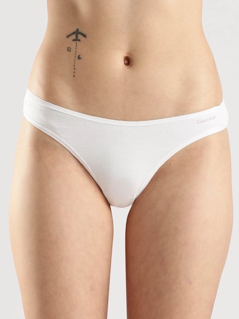 Calvin Klein Underwear White Cotton Panties