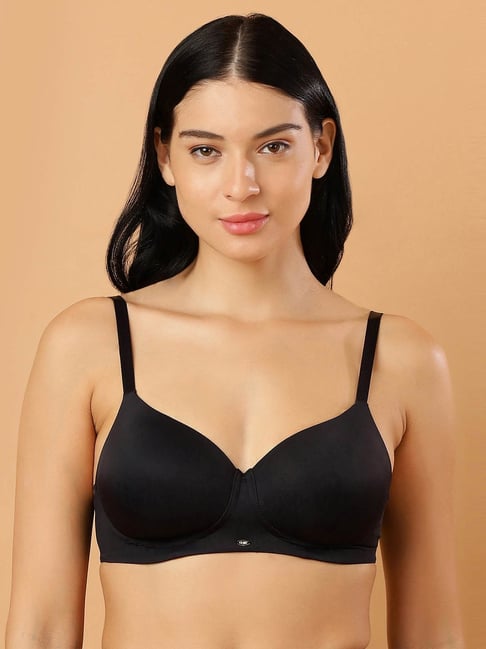 Soie Black Regular Fit Bra-picture-36