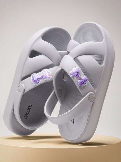 Asian Women's INDIGO-26 Light Grey Sling Back Sandals-picture-48