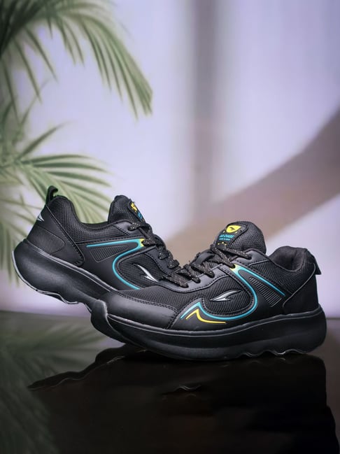 Asian Men's BOSS-15 Full Black Running Shoes-picture-23