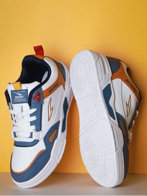 Asian Men's TANGO-01 White & Grey Sneakers-picture-23