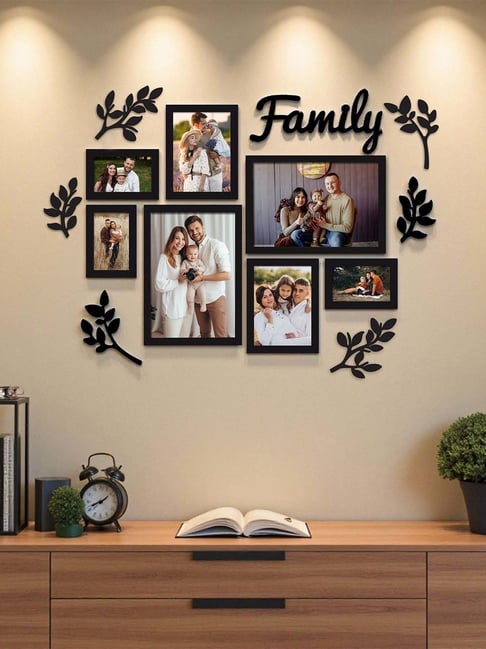 Art Street Black Botanical Decoration Wall Photo Frames for Living Room Bedroom