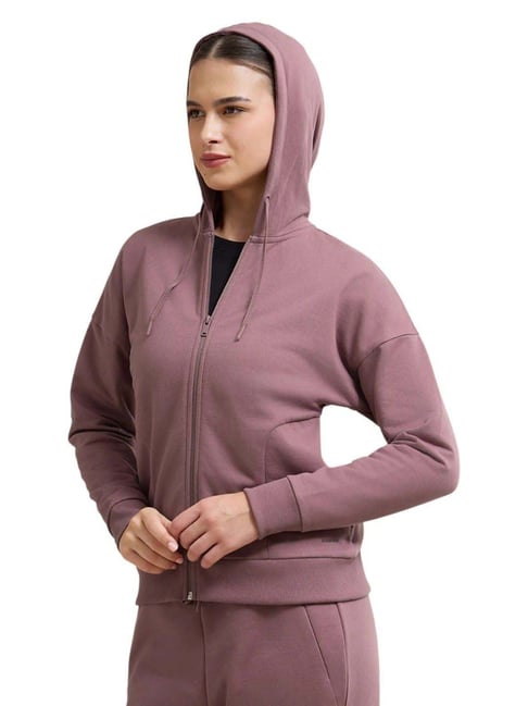 Amante Pink Cotton Regular Fit Hoodie-picture-26