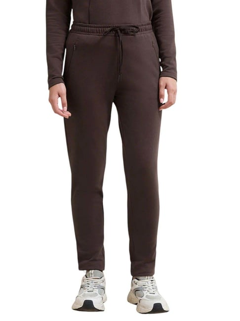 Amante Brown Cotton Regular Fit Trackpants-picture-25