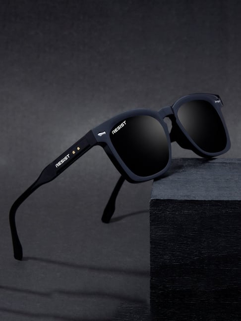 Resist Eyewear Black UV Protection Wayfarer Unisex Sunglasses-picture-26