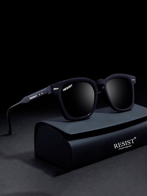 Resist Eyewear Black UV Protection Wayfarer Unisex Sunglasses-picture-18