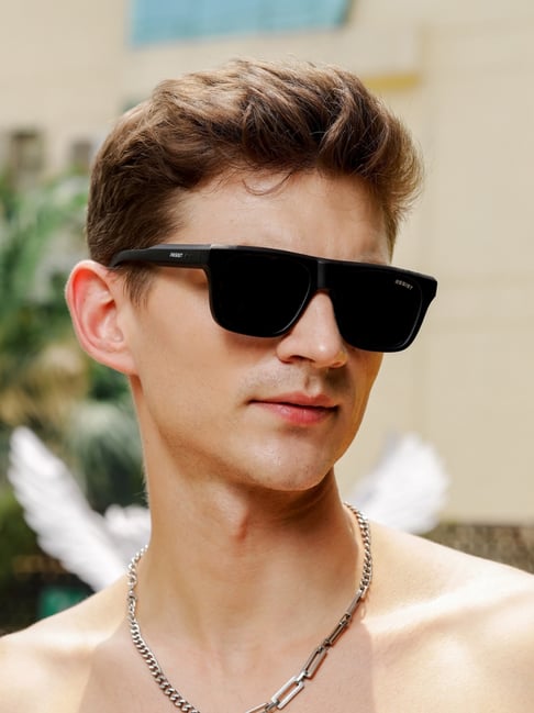 Resist Eyewear Black UV Protection Wayfarer Unisex Sunglasses-picture-27