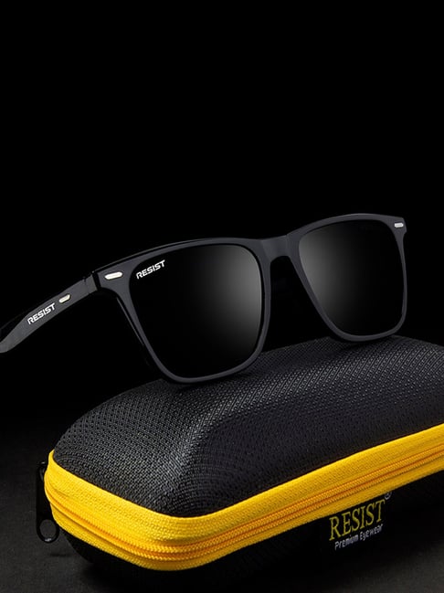 Resist Eyewear Black UV Protection Wayfarer Unisex Sunglasses-picture-15