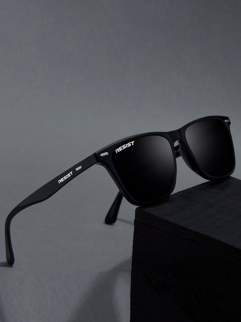 Resist Eyewear Black UV Protection Wayfarer Unisex Sunglasses-picture-30
