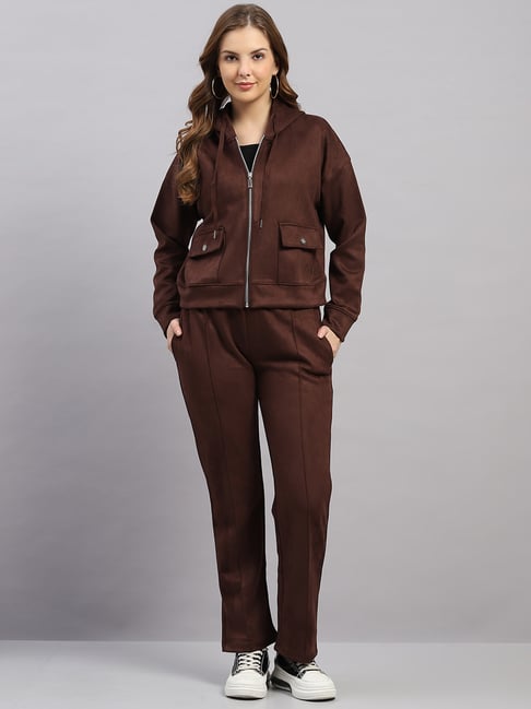 Monte Carlo Brown Regular Fit Tracksuit