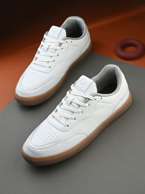 OFF LIMITS Men's BOMBA B&T Off White & Honey Sneakers-picture-20