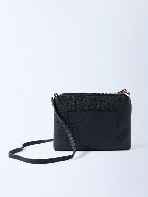 Westside Black Pouch Sling Bag