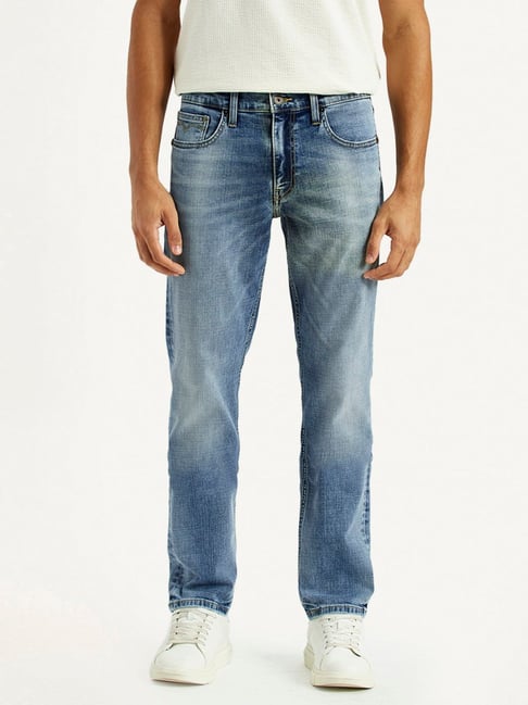 Men's 511 Light Indigo Slim Fit Mid Rise Jeans-image-46