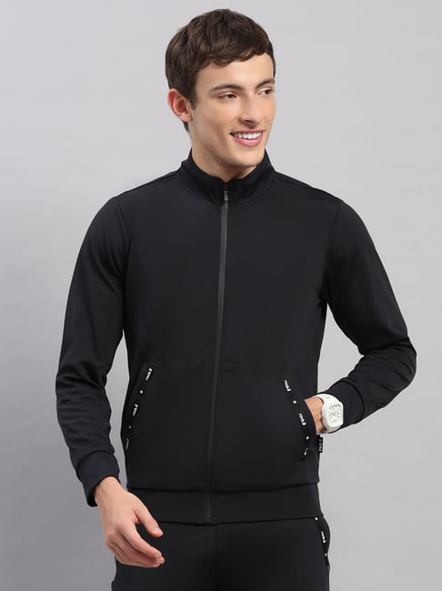Rock.it Black Smart Fit Self Design Sweatshirt-picture-29