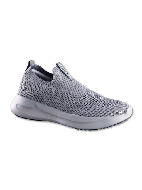 Neemans Unisex Grey KNIT Trainers