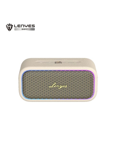 Lenyes S891 40W V5.3 Bluetooth Speaker with Bass Radiator