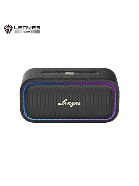 Lenyes S891 40W V5.3 Bluetooth Speaker with Bass Radiator