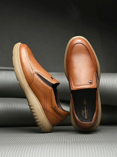 Hoversoul X Hitz Men's Buchan Tan Earth Slip-Ons-picture-40