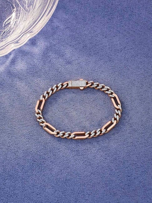 P.N.Gadgil Jewellers 18k (750) Yellow Gold Regal Elegance Men's Classic Bracelet