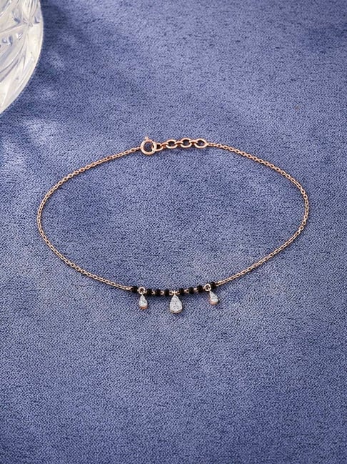 P.N.Gadgil Jewellers 14k (585) Yellow Gold Classic Elegance Ladies Mangalsutras Bracelet