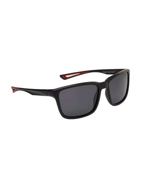 MacV Black Polarised and UV Protected Lens Wraparound Unisex