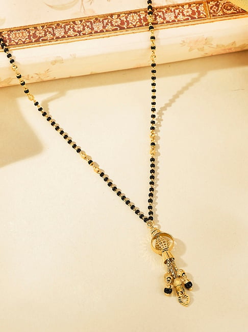 litestyle by png P.N.Gadgil Jewellers Beaded Radiance Gold Modern Mangalsutra for Women-picture-36