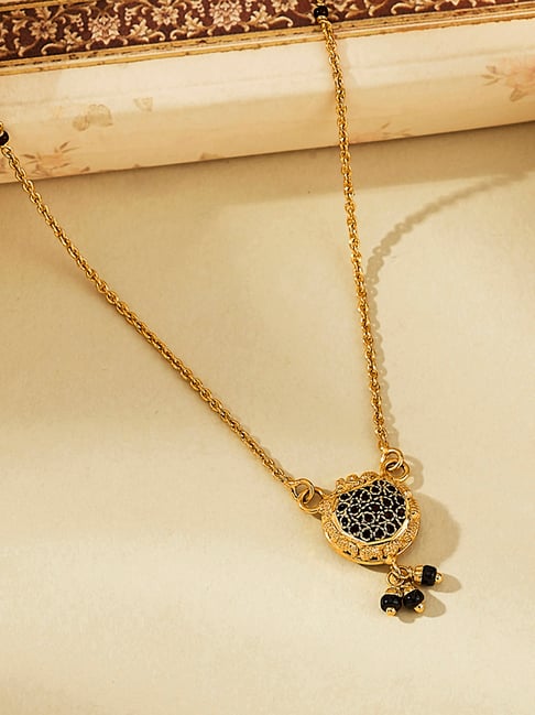 P.N.Gadgil Jewellers Yog Gold Wati mani Mangalsutra for Women