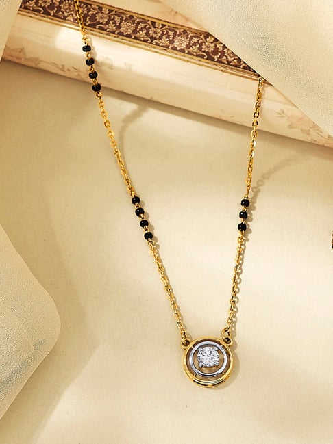 P.N.Gadgil Jewellers Divya Chakra Gold Modern Mangalsutra for Women