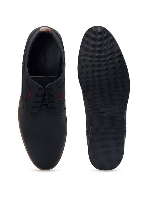 Buy Urban Ranger by Pantaloons Men's Black Derby Shoes at Best