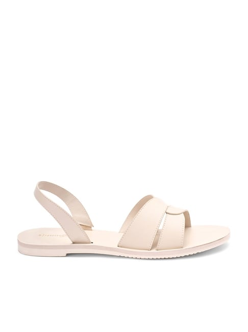 Forever Glam by Pantaloons Women's Ivory Sling Back Sandals-picture-29