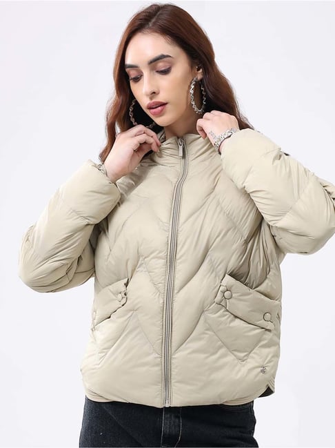 Monte Carlo Beige Regular Fit Jacket-picture-29