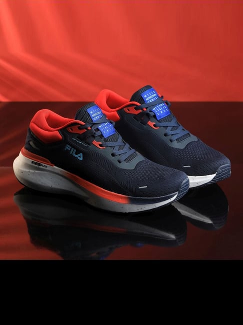 FILA Men's Non-Marking Navy Blue Running Shoes