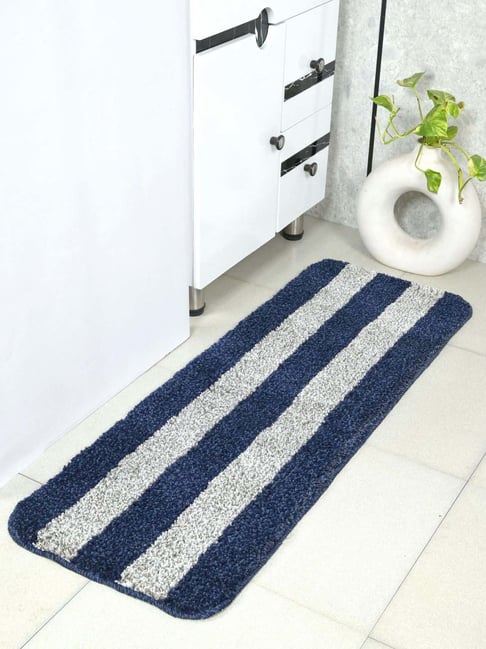 Saral Home Blue Polyester Runner Set of 1