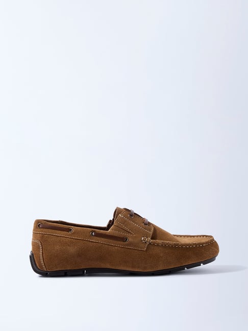 SOLEPLAY by Westside Tan Suede Loafers