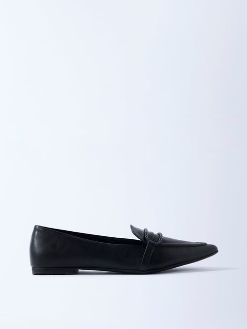 LUNA BLU by Westside Black Pointed Toe Shoes-picture-17
