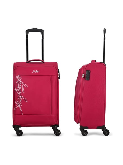 Skybags Red Hack Small Soft Sided Cabin Trolley