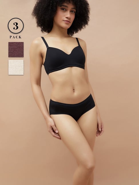 Ginger By Lifestyle Multicolor Regular Fit Panties - Pack of 3