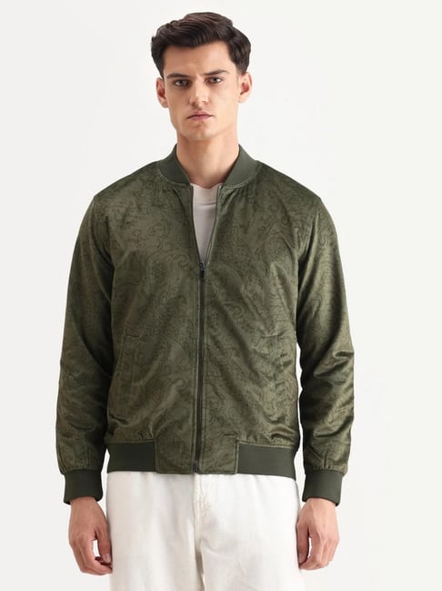 Rare Rabbit Green Polyester Printed Regular Fit Jacket-picture-12
