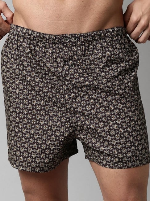 Rare Rabbit Brown Cotton Printed Regular Fit Boxers-picture-15