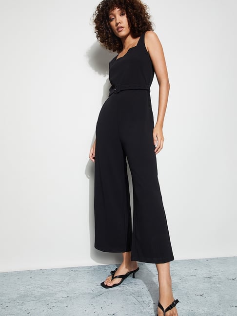 Code by Lifestyle Black Polyester Jumpsuit