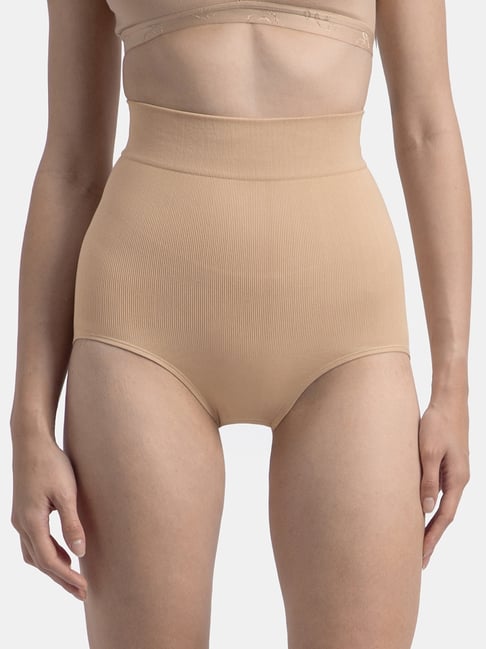 Jockey Shapewear Skin Solid Regular Fit High Rise Shapewear Bottoms