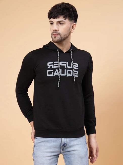 Rigo Black Fleece Printed Regular Fit Sweatshirt-picture-45