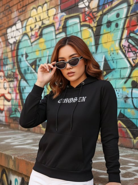 Rigo Black Fleece Printed Regular Fit Sweatshirt-picture-44