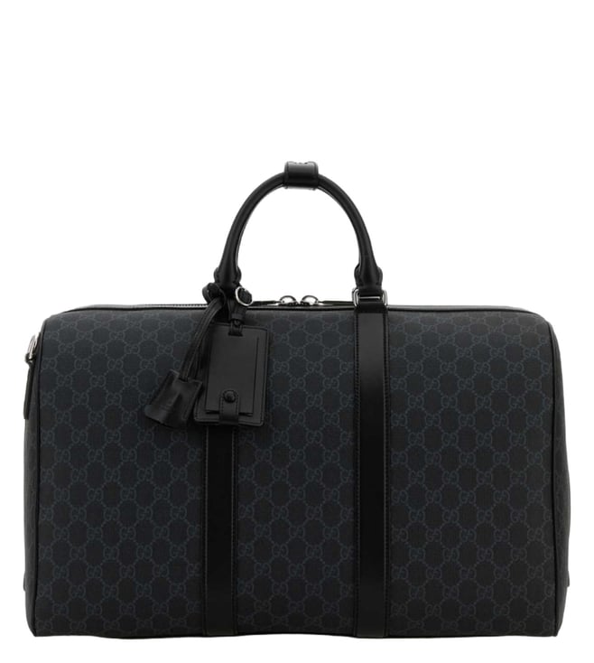 パクパク7 GUCCI Black GG Medium Duffle Bag